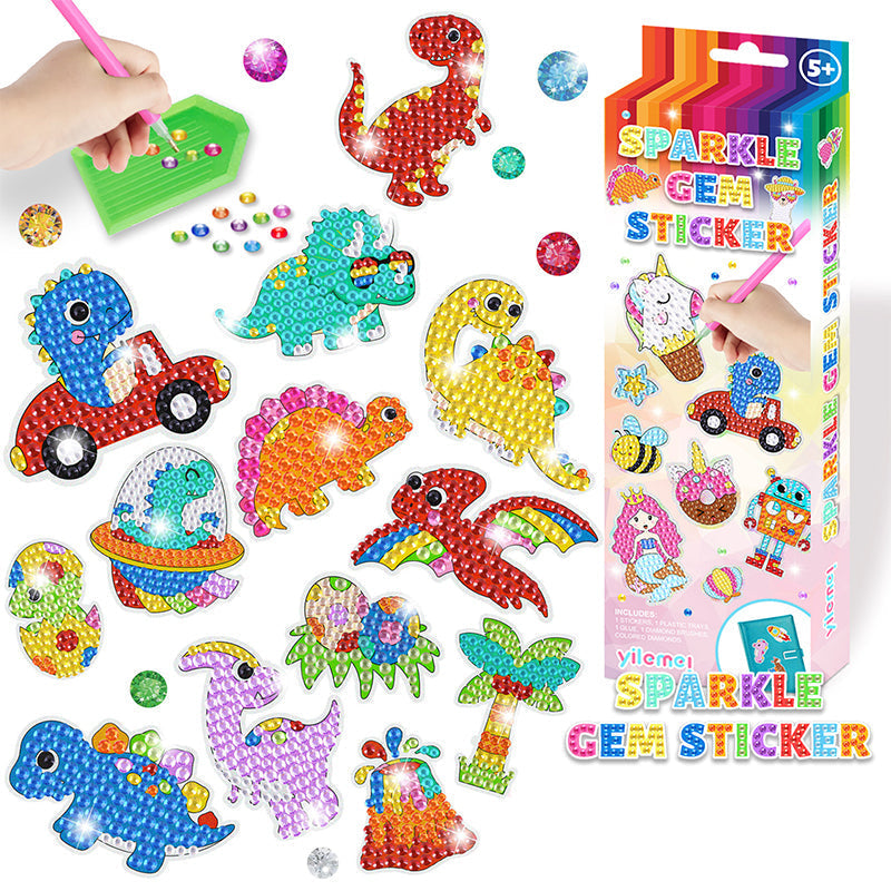 Creative Diamond Mosaic Sticker Set