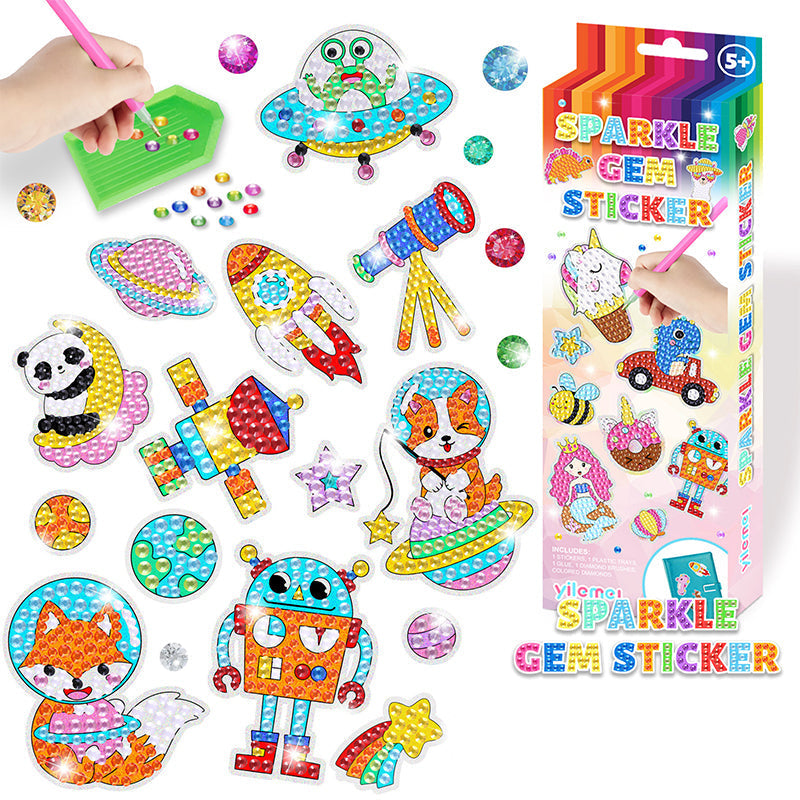 Creative Diamond Mosaic Sticker Set