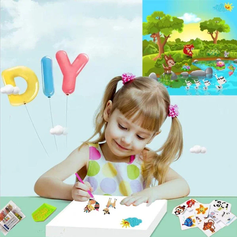 Creative Diamond Mosaic Sticker Set