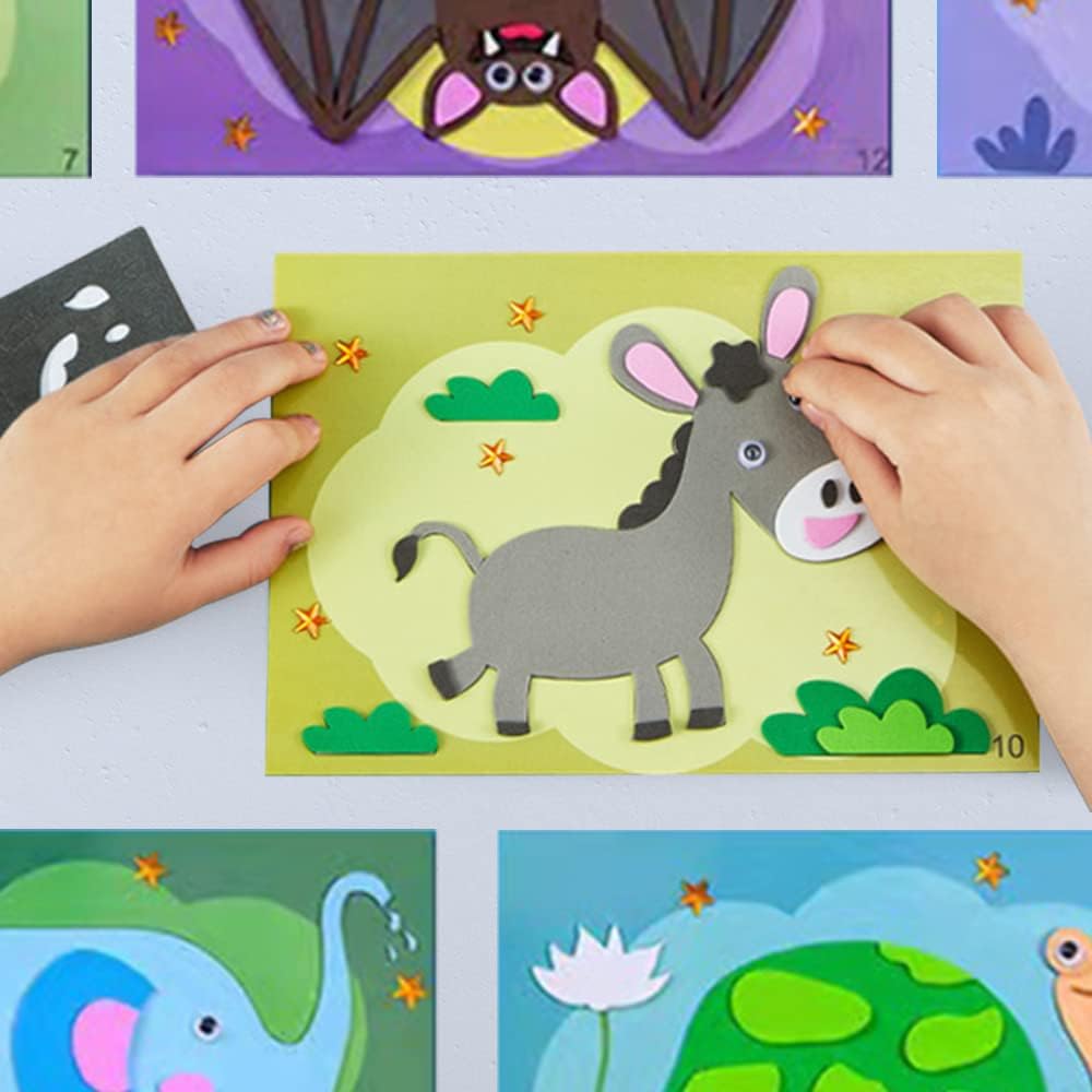 3d Foam Puzzle with Stickers