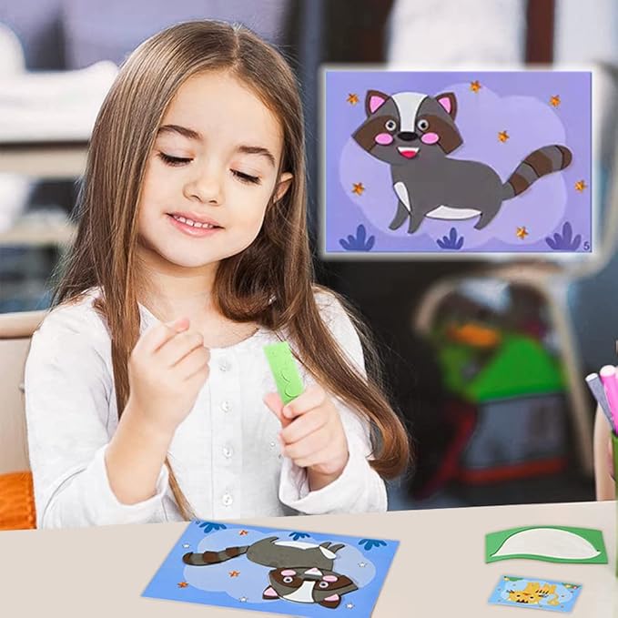 3d Foam Puzzle with Stickers