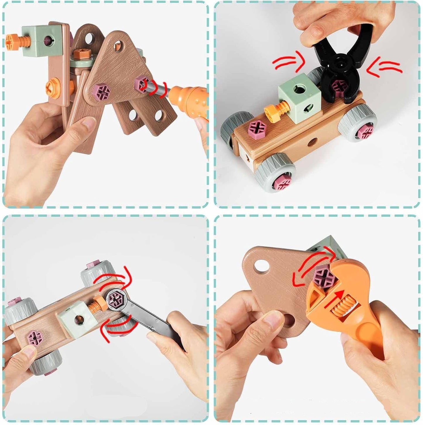 Construction Kit Play Set for Little Craftsmen