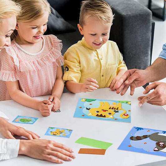 3d Foam Puzzle with Stickers