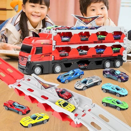 2in1 Fold - Out Lorry Race Track