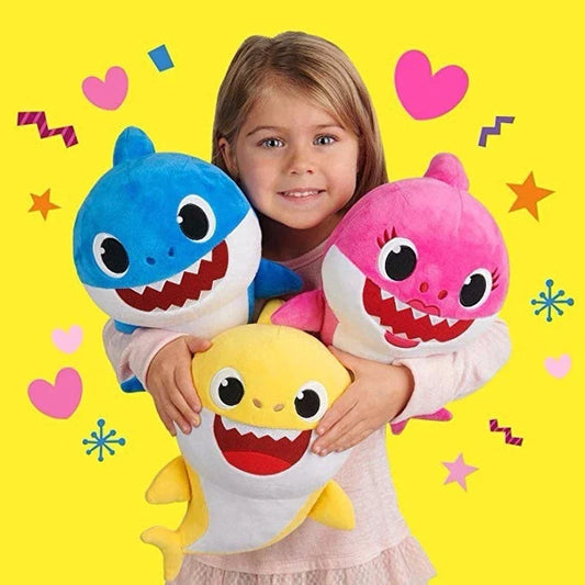 Musical Shark Plush with Lights